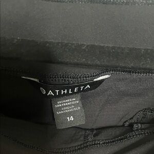 Athleta Charcoal Activewear Pants black size 14